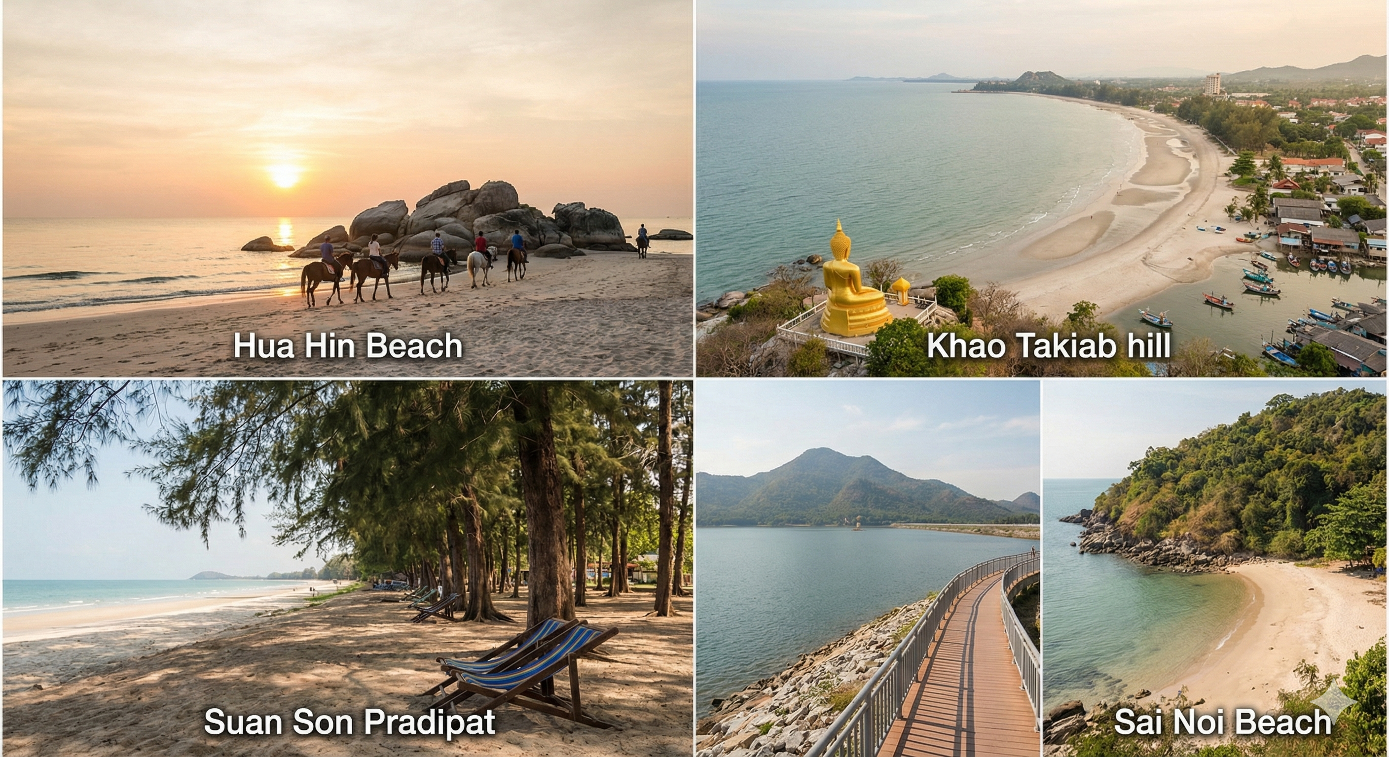 "หัวหิน" ไม่ได้มีแค่ทะเล! ปักหมุดที่เที่ยวพักใจ ใกล้กรุงฯ (แนะนำรถเหมาเที่ยวโซนหัวหิน)