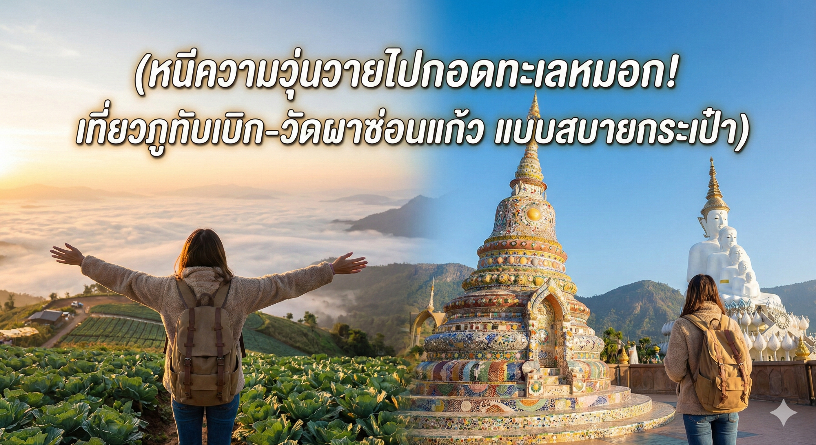 หนีความวุ่นวายไปกอดทะเลหมอก! เที่ยวภูทับเบิก-วัดผาซ่อนแก้ว แบบสบายกระเป๋า เดินทางปลอดภัยไปกับ Best Taxi 007